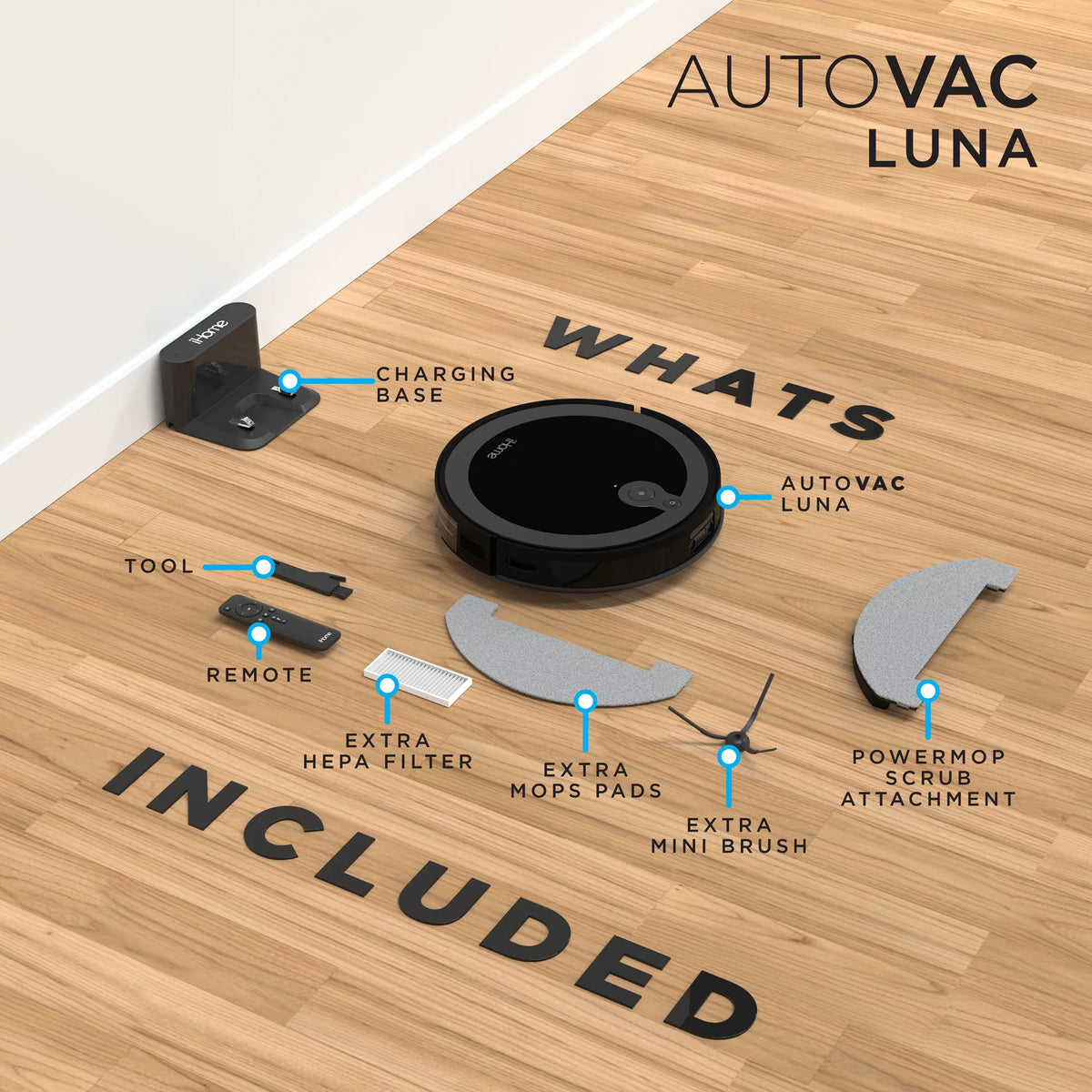 2-in-1 LIDAR Robot Vacuum and Vibrating Mop N466