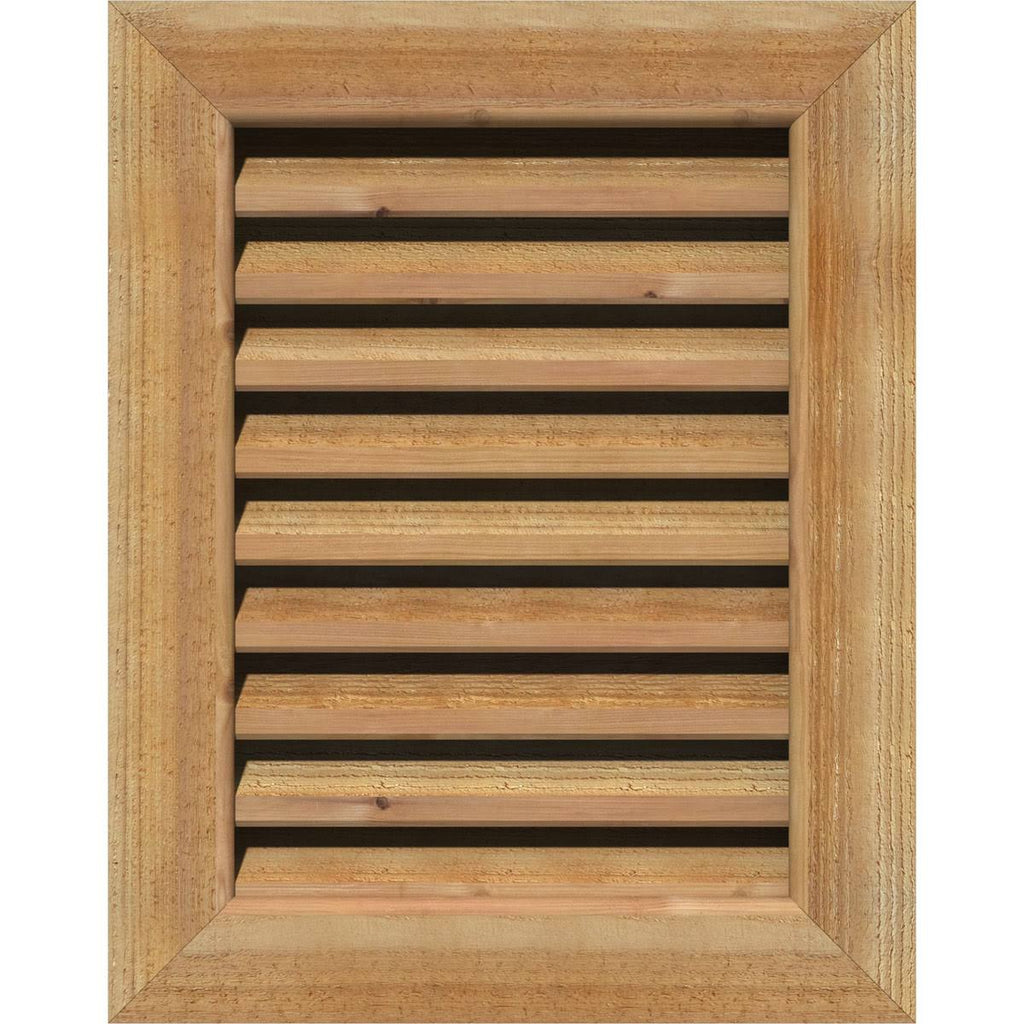Unfinished Functional Rough Vertical Gable Vent G598999
