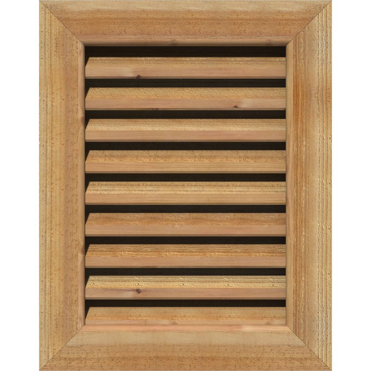 Unfinished Functional Rough Vertical Gable Vent G598999