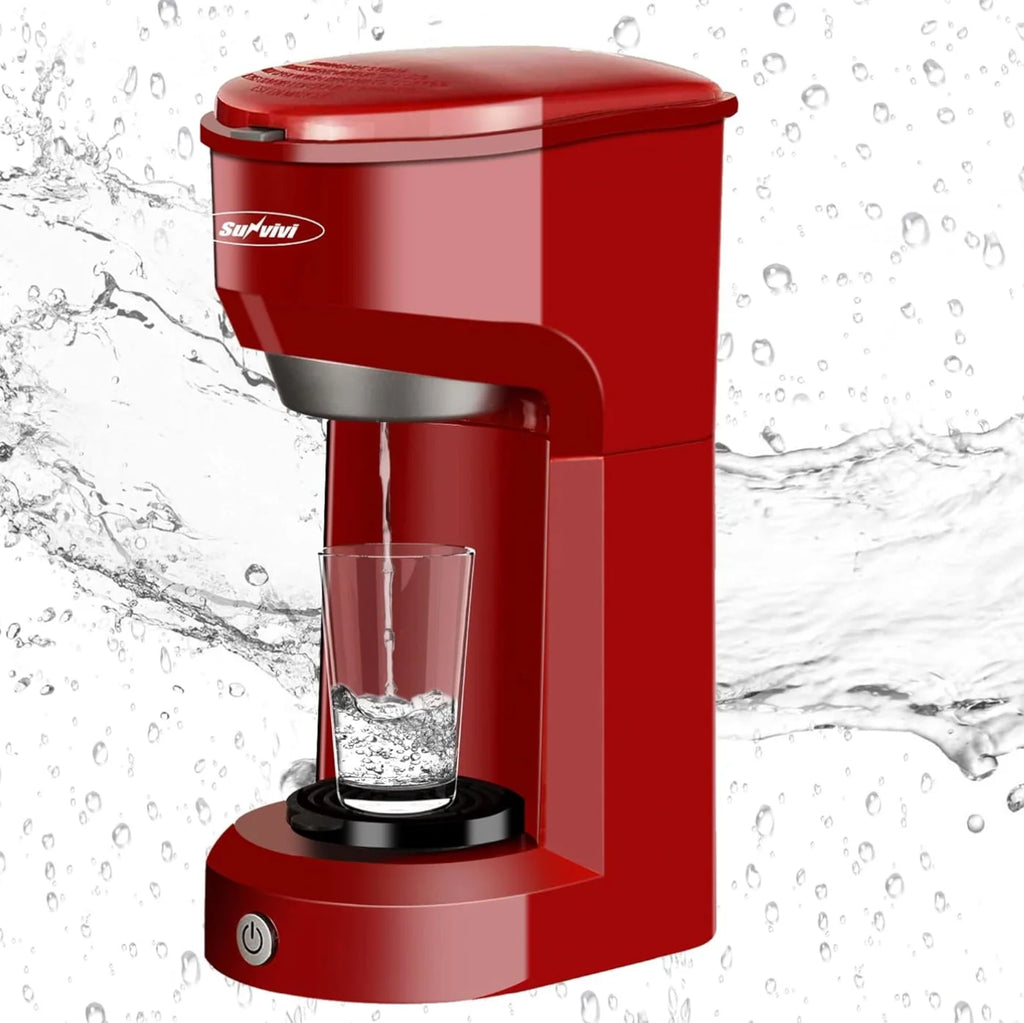 Single Serve Coffee Maker with 30 Oz Detachable Reservoir, Black J374