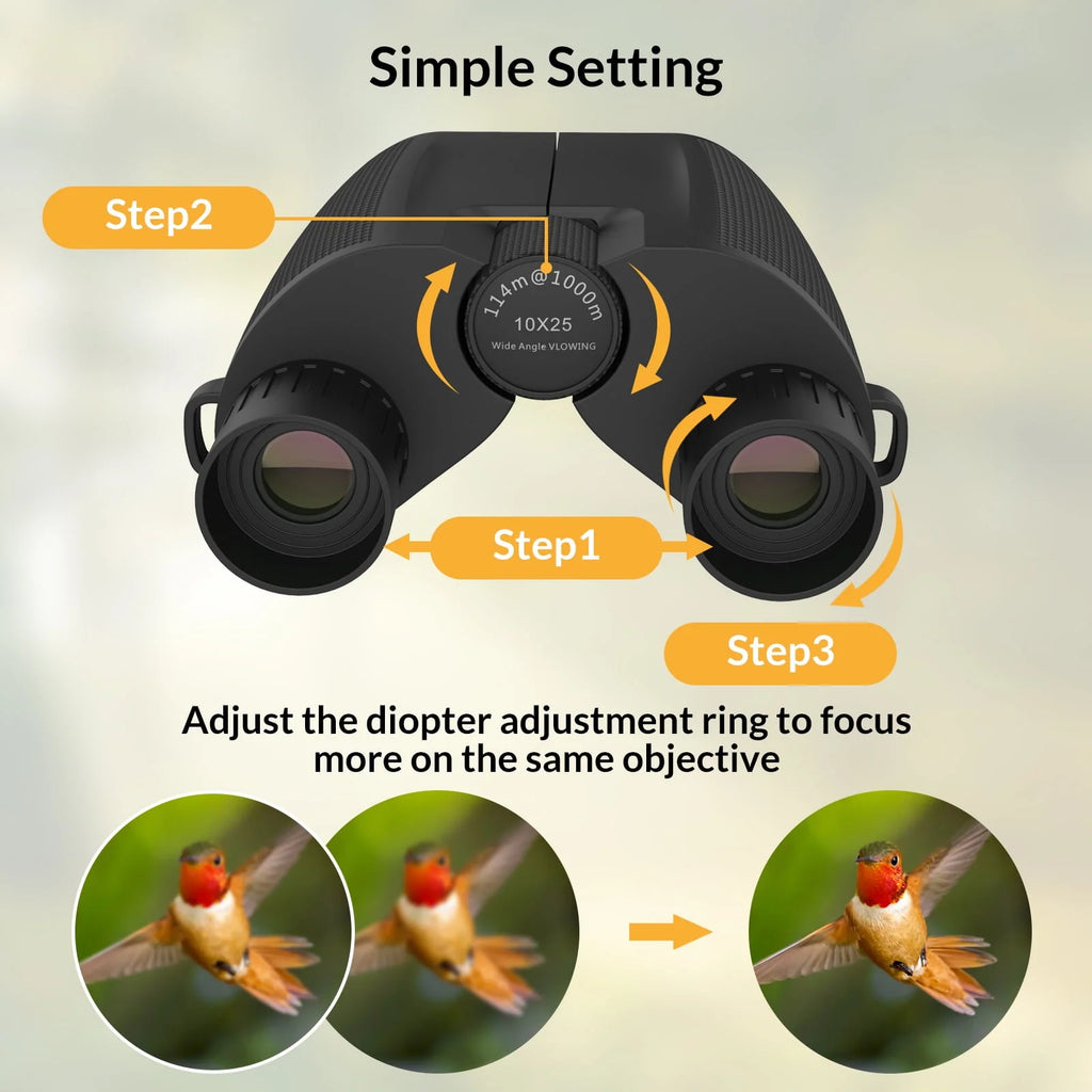 10x25 Binoculars L671