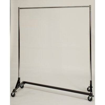Orange Single Rail Garment Rack N176