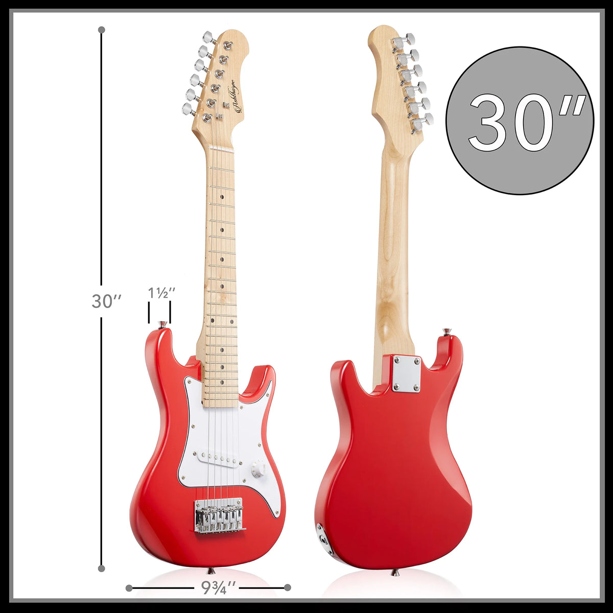 30-Inch Beginner Electric Guitar with Amplifier O307