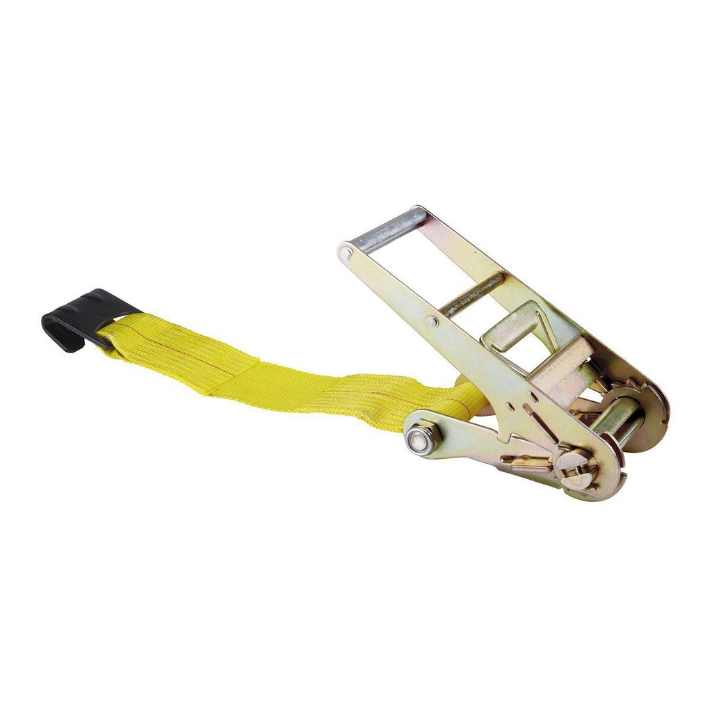 4 in. x 27 ft. Ratcheting Cargo Strap with Flat Hook F186