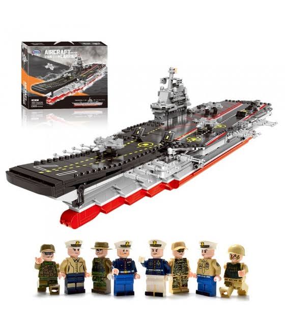 Aircraft Carrier Building Bricks Toy Set G707