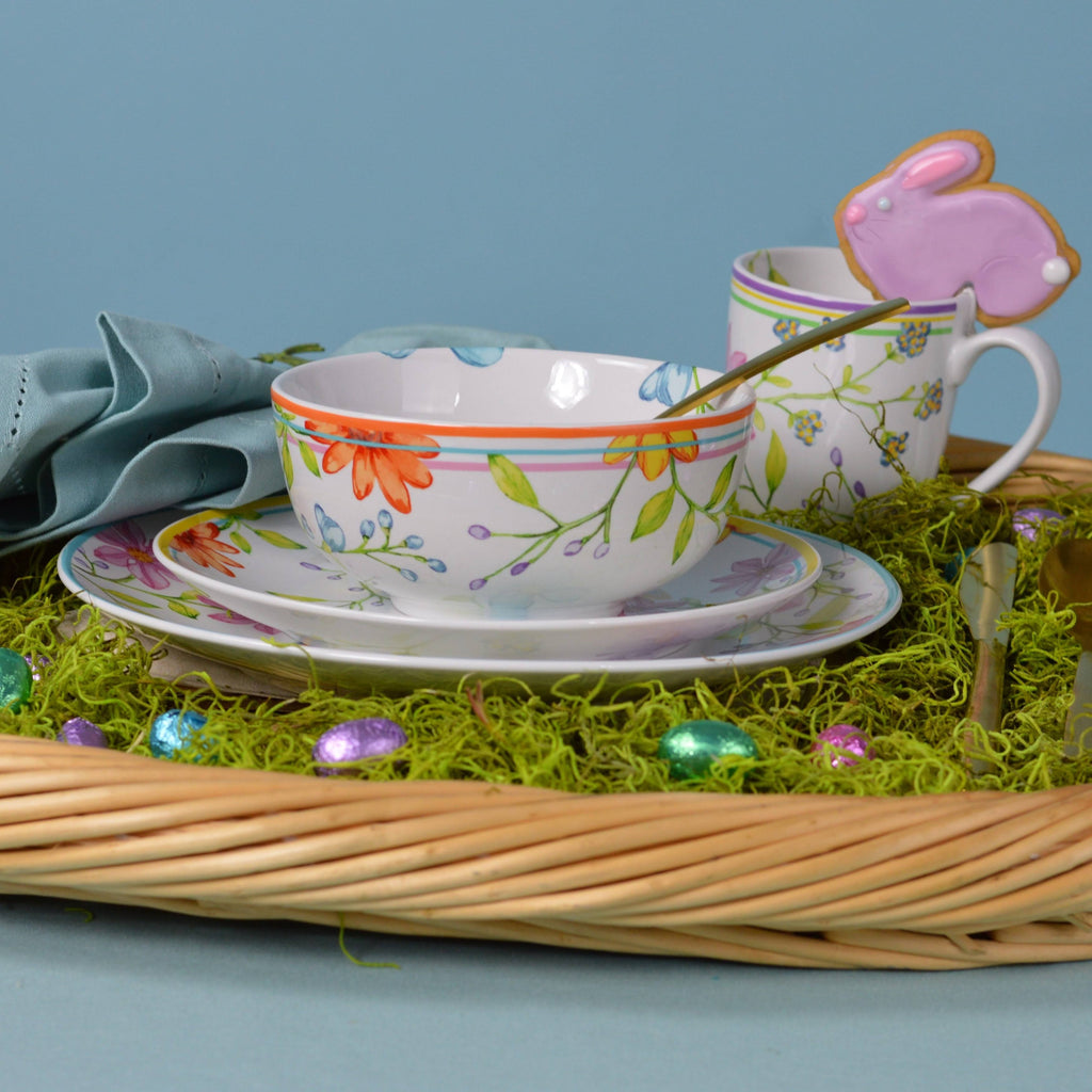 16 Piece Multicolor Dinnerware Set F5098