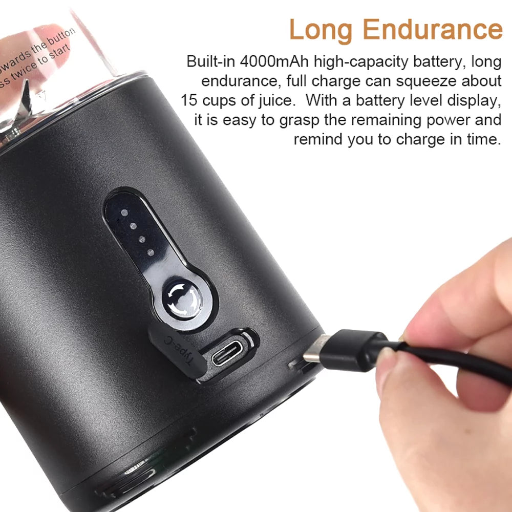 Portable USB Electric Juicer 530ml Y640019