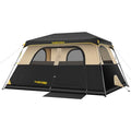 Khaki Instant Cabin Tent with Rainfly & Carry Bag R783
