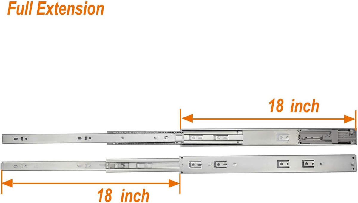 18 Inch Full Extension Ball Bearing Drawer Slides T870541