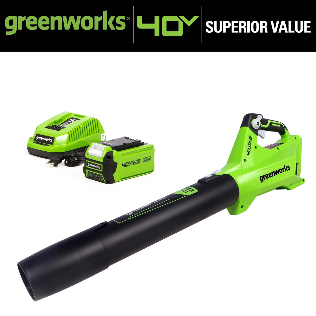 40V 120 mph 450 Cfm Axial Blower W99600