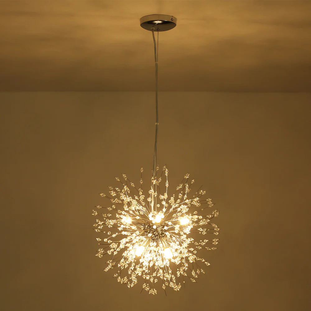 8-Light Sputnik Sphere Crystal Chandelier Y209741