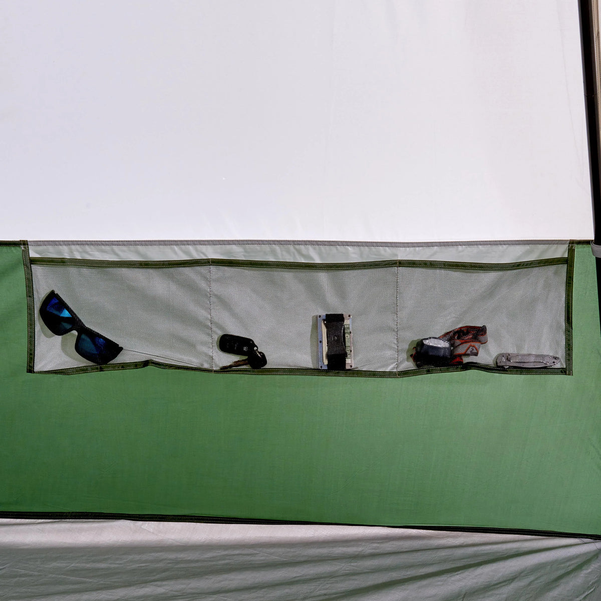 7-Person 1-Room Teepee Tent with Vented Rear Window, Green M8697