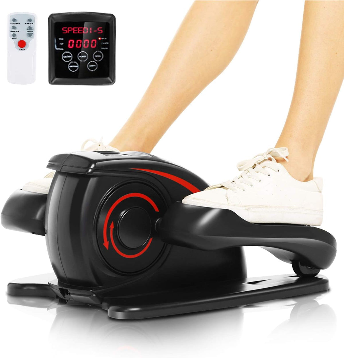 Under Desk Electric Mini Elliptical Machine with LCD Monitor A570