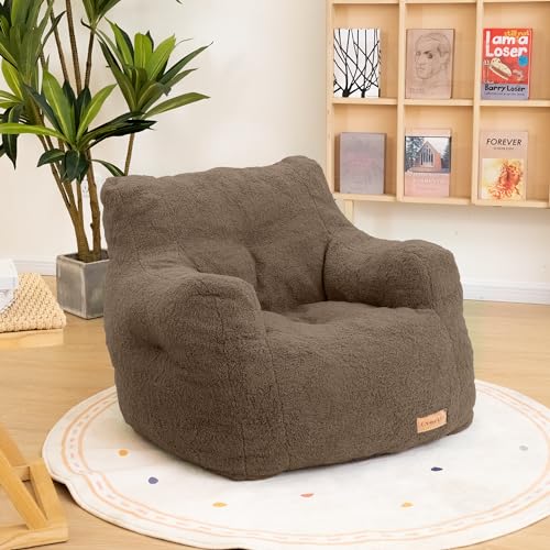 Black Bean Bag Chair with Memory Foam M40478