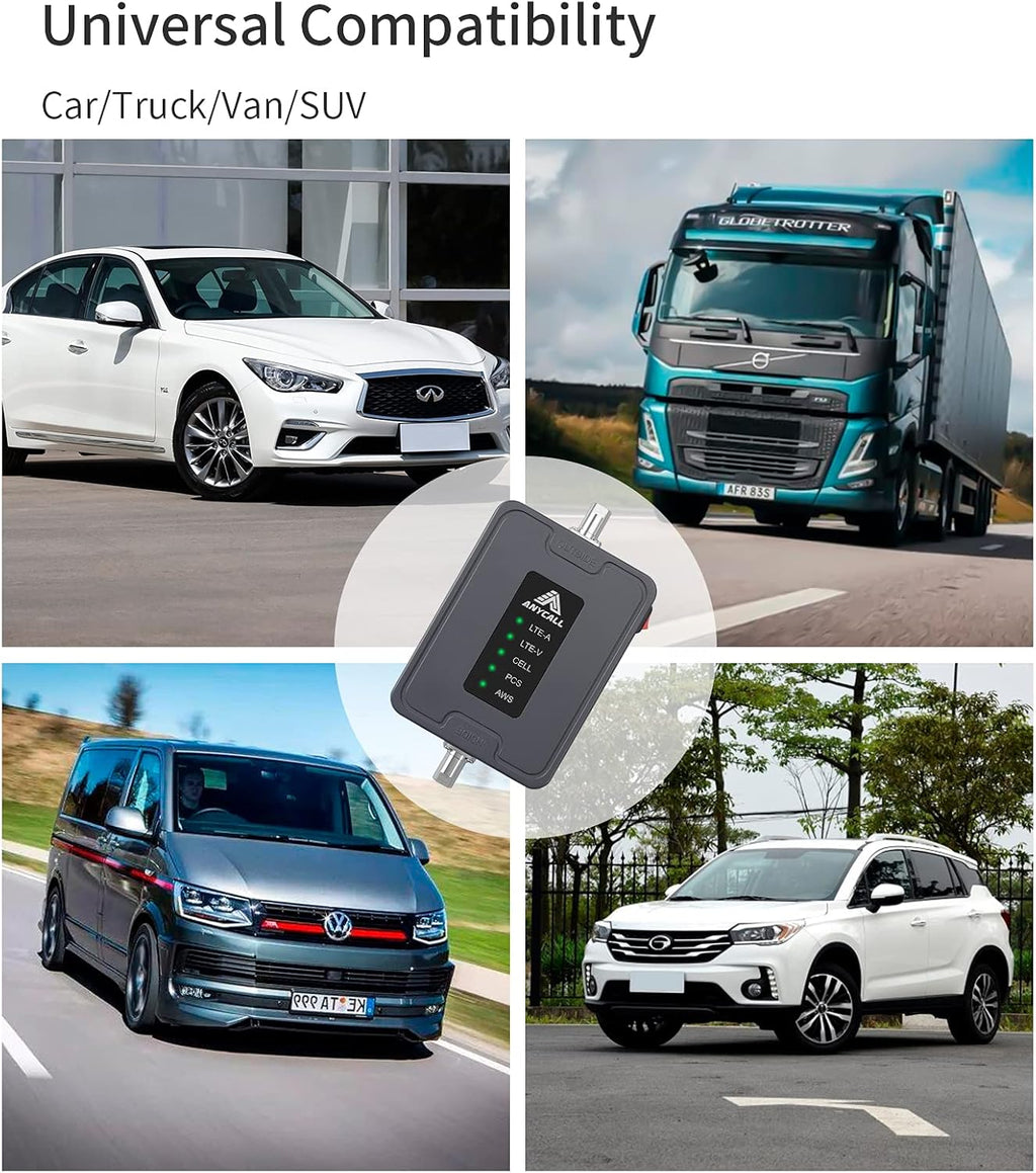 5 Bands Vehicle Cell Signal Booster W934270