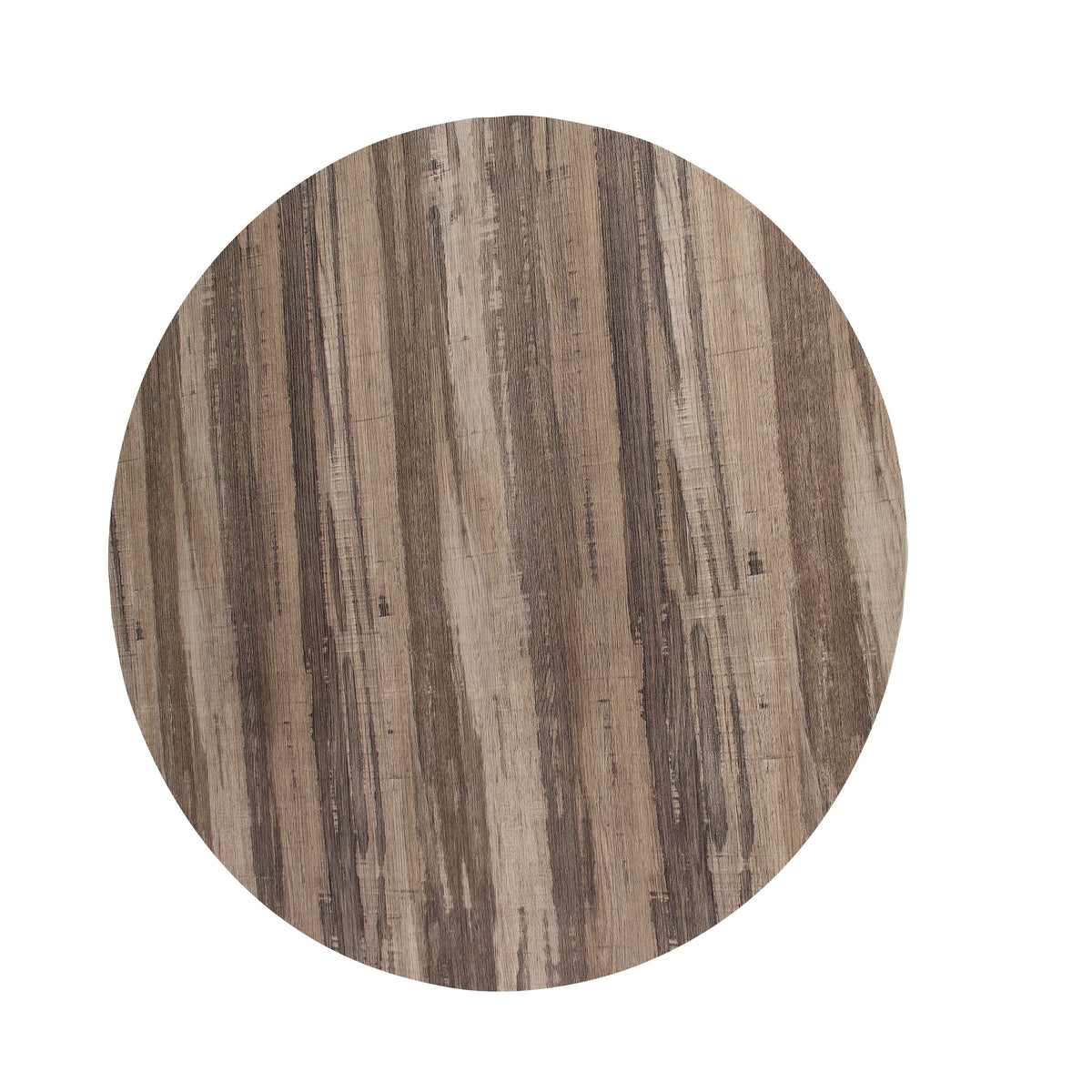Round Wood and Metal Coffee Table 36 in P2989