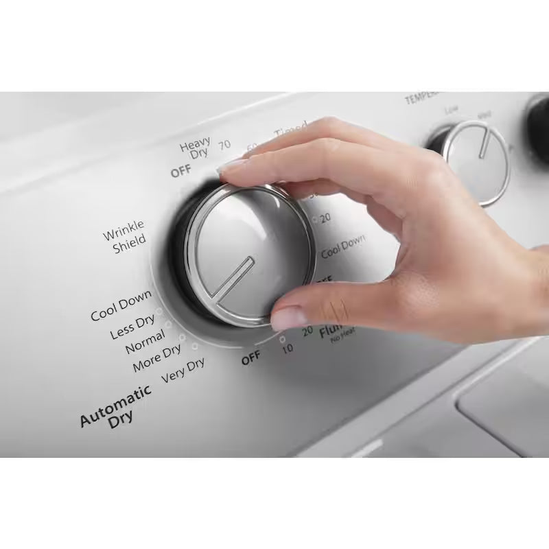 7.0 cu. ft. White Electric Vented Dryer P212