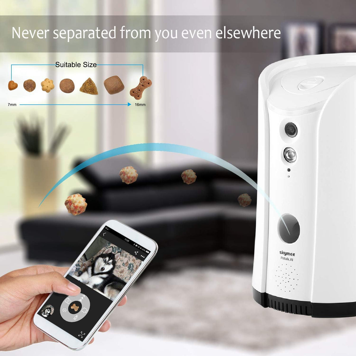 WiFi Pet Camera with Two-Way Audio and Night Vision R3471