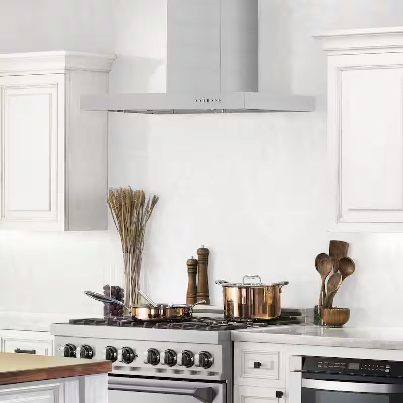 400 CFM Convertible Wall Mount Range Hood in Stainless Steel T31907