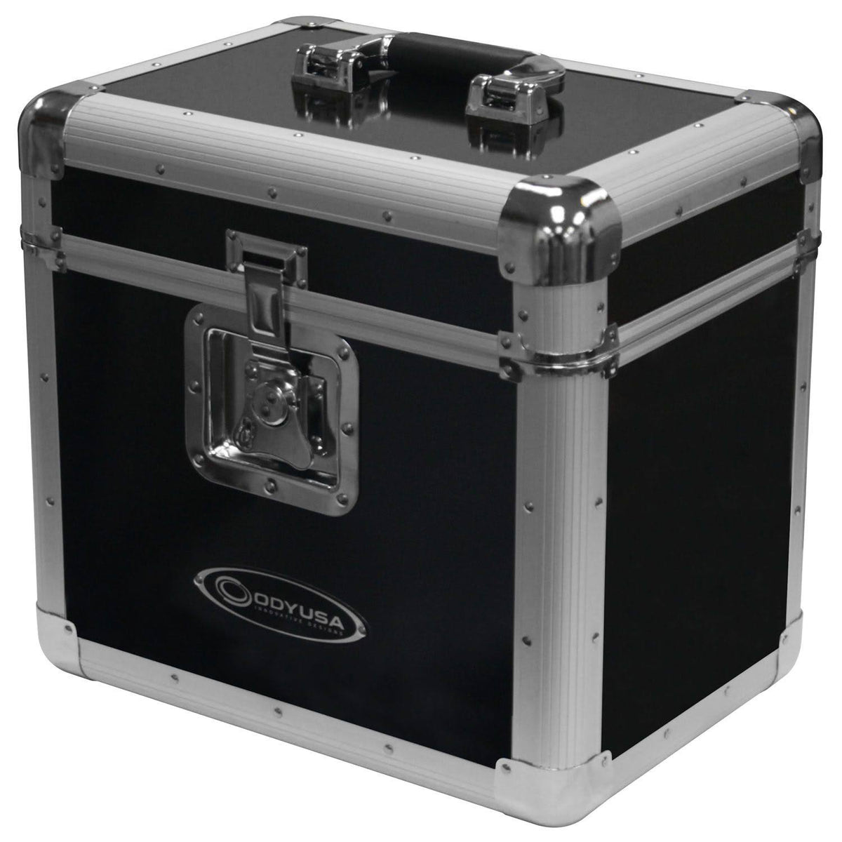 Black LP Record Case Q7608