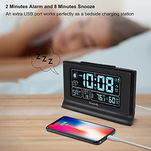 Auto Set Digital Alarm Clock with 5 Inch Large Display B62873