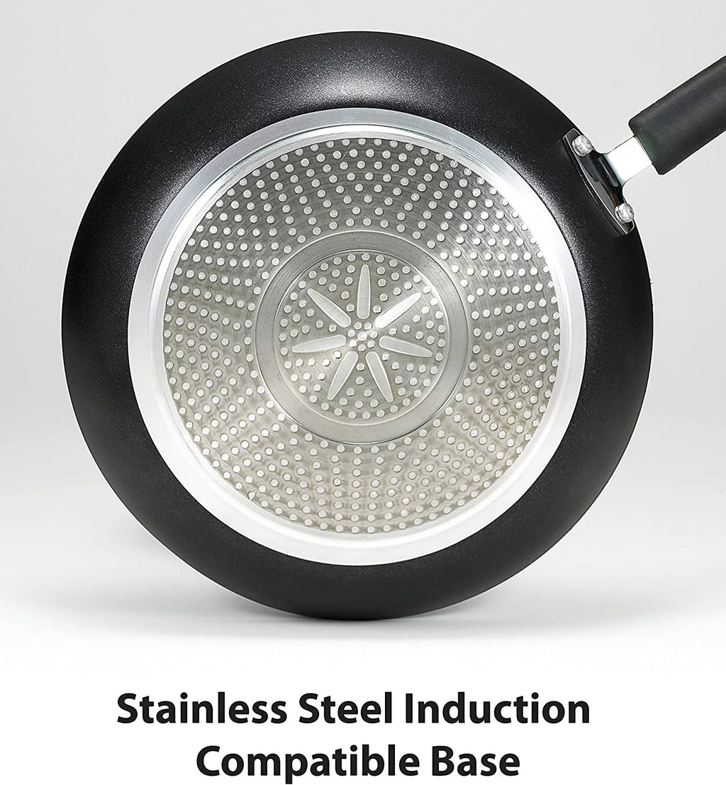 Black 10-Inch Fry Pan with Lid G924