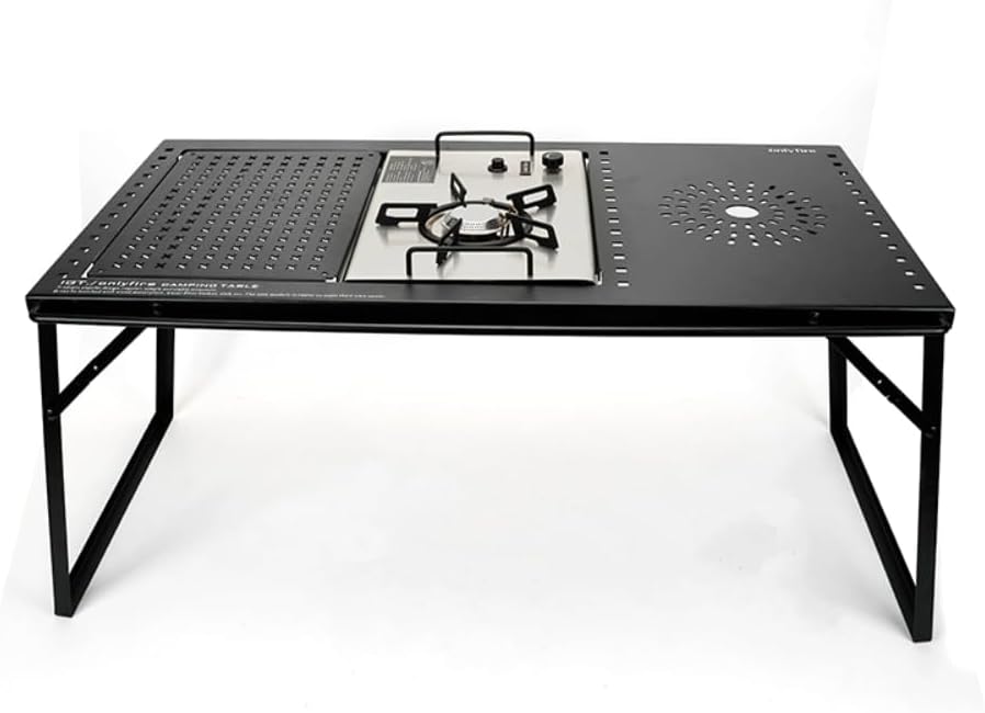 IGT Camping Table Kit with Gas Stove and Carrying Case A938301