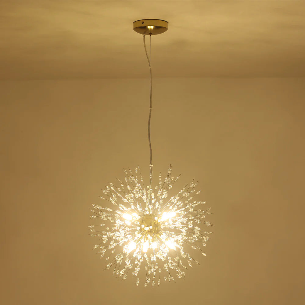 8-Light Sputnik Sphere Crystal Chandelier Y209741
