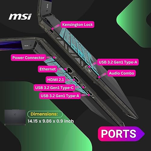 15.6" FHD 144Hz Gaming Laptop Intel Core i7-12650H NVIDIA GeForce RTX 4060 32GB DDR5 RAM 1TB SSD Translucent Black J5769