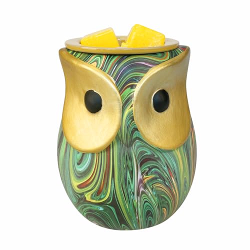 Owl Green Electric Wax Melt Warmer I9577