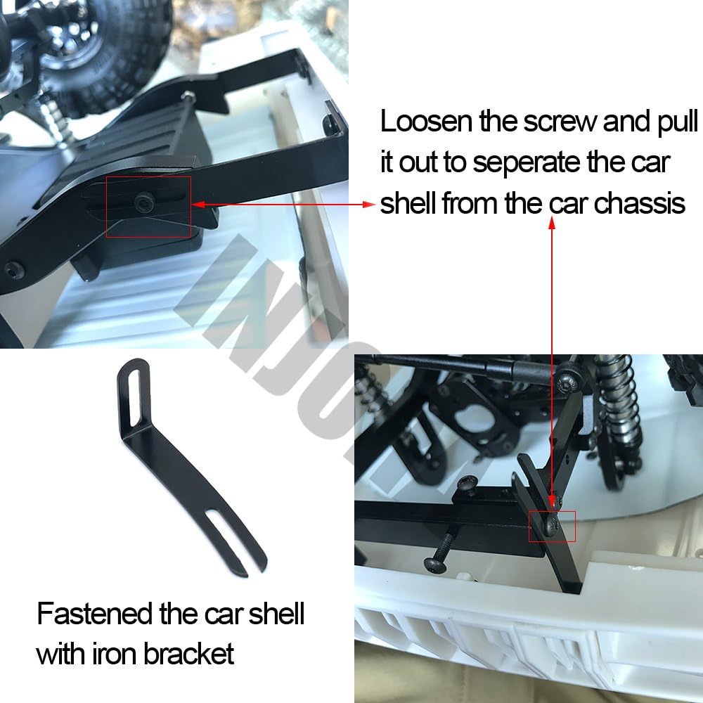 Hard Plastic 12.3 Inch Wheelbase Body Car Shell for 1/10 RC Crawler I377