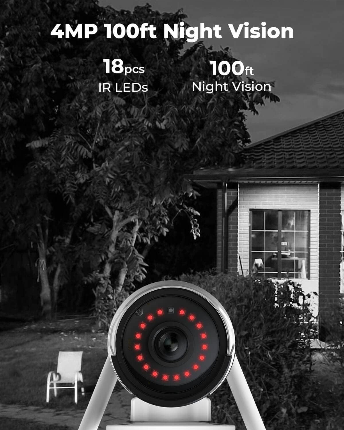 4MP Plug-in WiFi Security Camera Outdoor V347