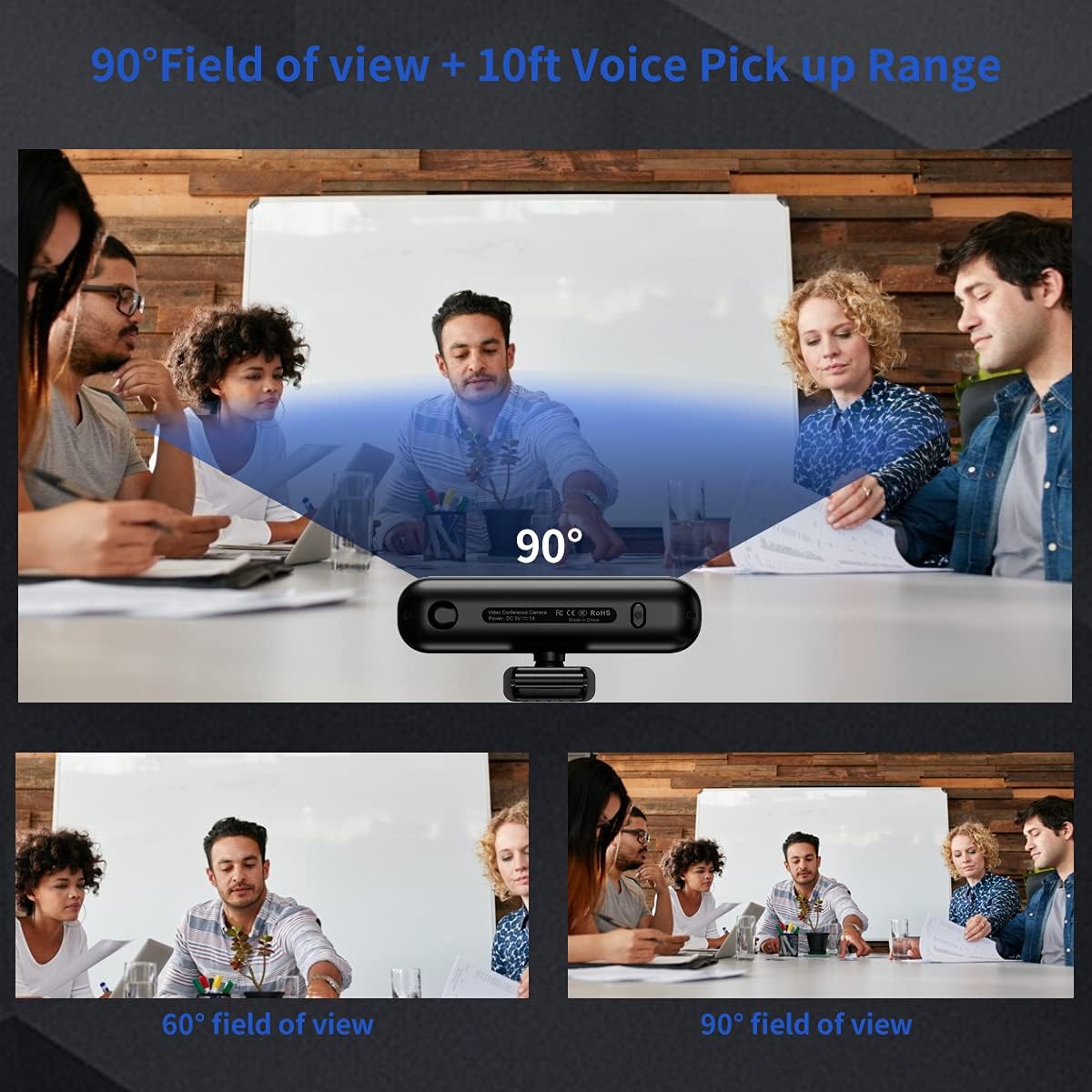 3 in 1 HD 1080p Webcam with Microphone and Speakers L660112
