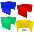 Plastic Desk Dividers 4 Pack (Black & White) P99410