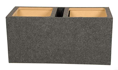 15" Dual Vented Square Subwoofer Enclosure Box T302785
