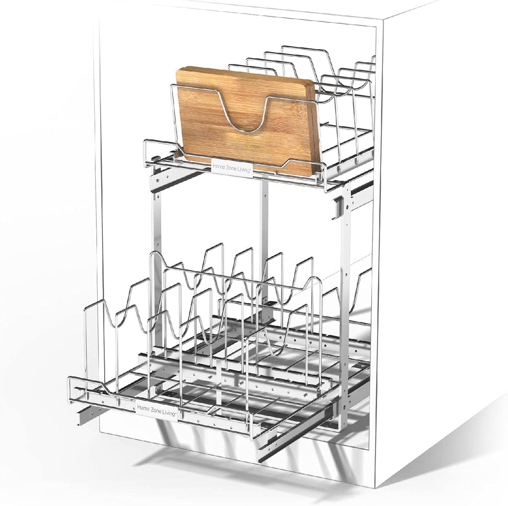 2-Tier Pull Out Cabinet Organizer S486