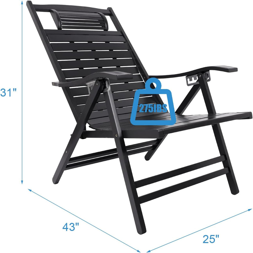 Zero Gravity Folding Patio Lounge Chair with Arms Z958