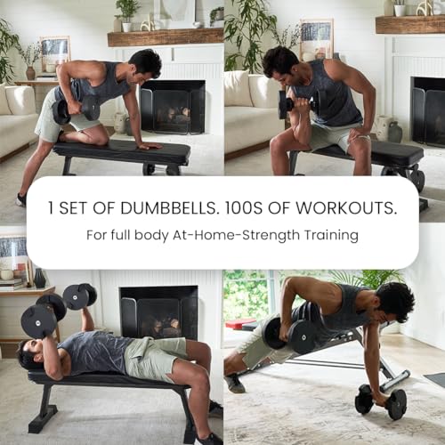 Adjustable Dumbbells Pair 5-80 lbs D567