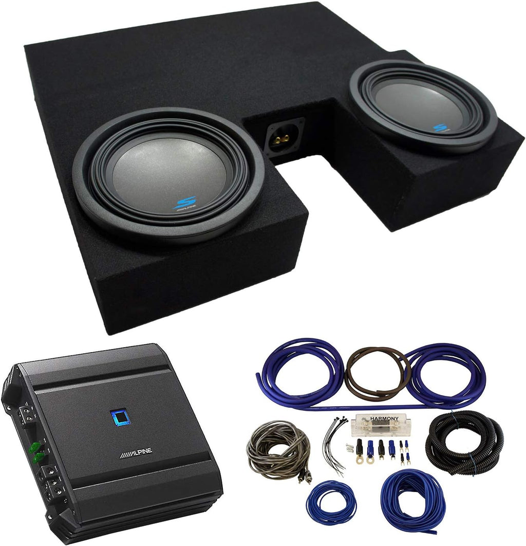 Dual 10 Sub Box Enclosure Package M7872