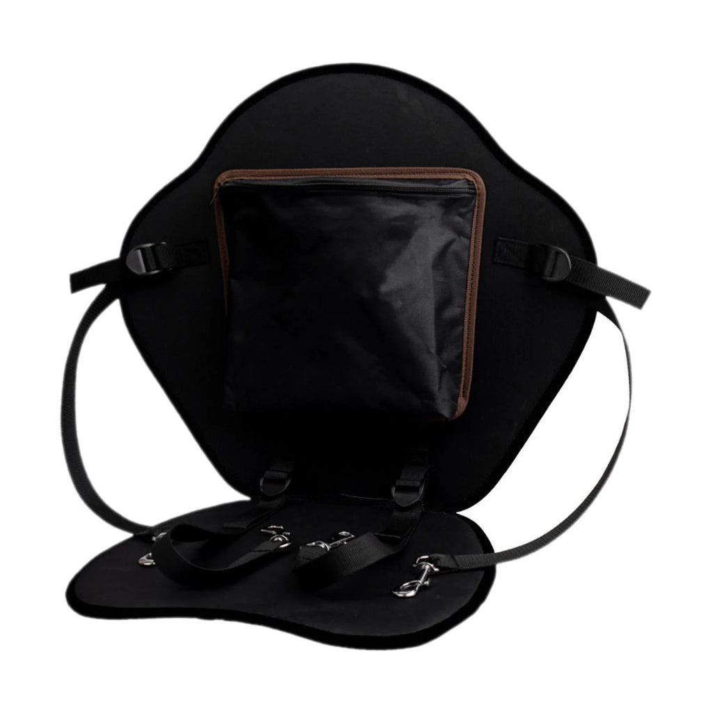 Black Padded Kayak Seat Cushion with Back Support Q68223