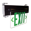 Green LED Single Face Recessed Edge-lit Exit P30801