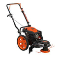 22 in. 170cc Gas Walk Behind String Trimmer Mower W351120