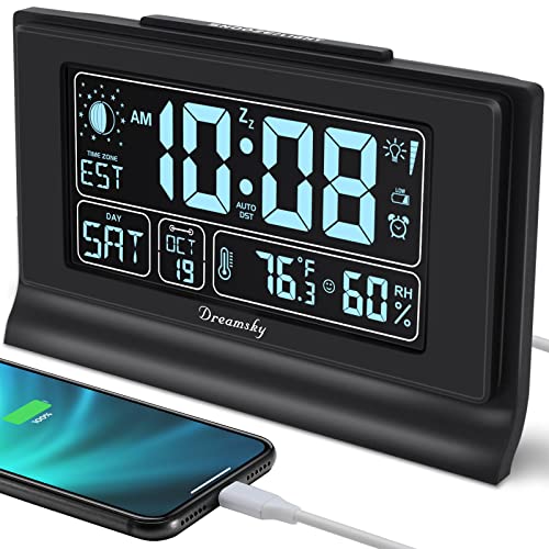 Auto Set Digital Alarm Clock with 5 Inch Large Display B62873