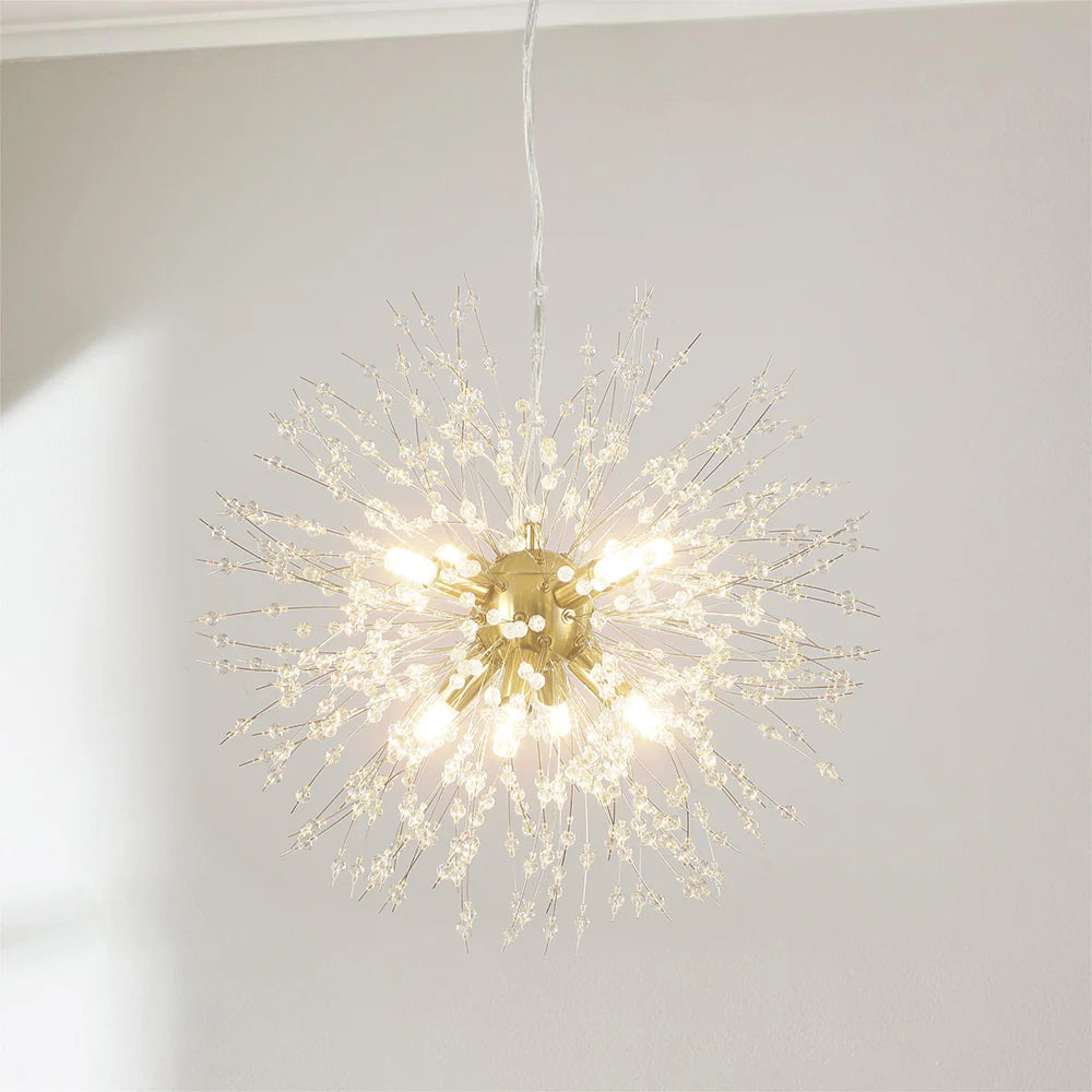 8-Light Sputnik Sphere Crystal Chandelier Y209741