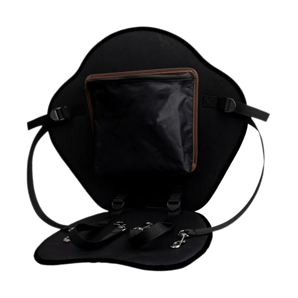Black Padded Kayak Seat Cushion with Back Support Q68223