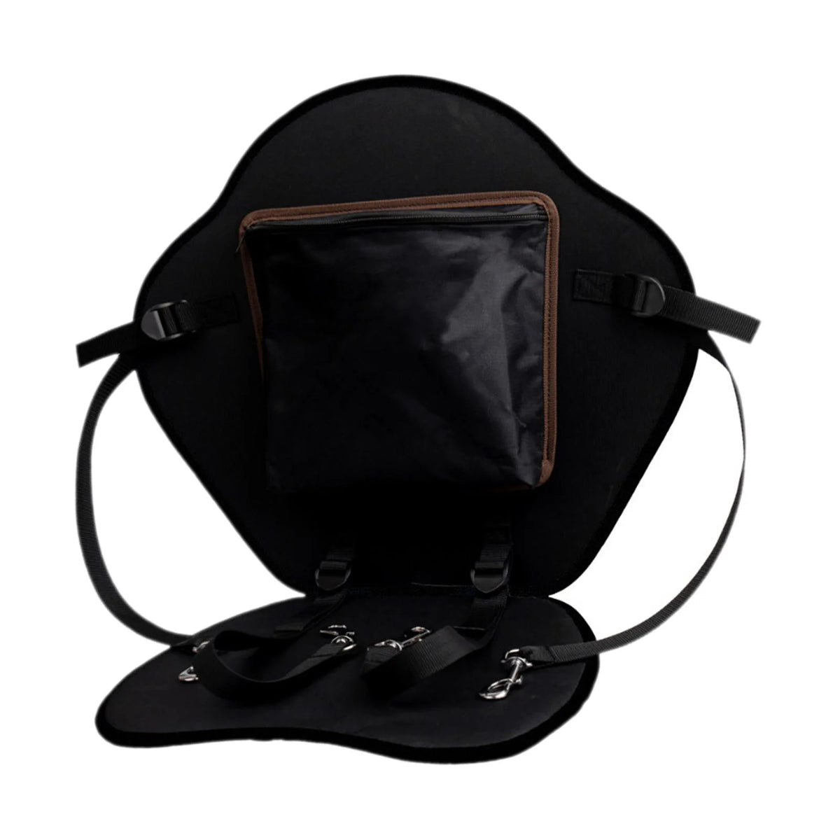 Black Padded Kayak Seat Cushion with Back Support Q68223