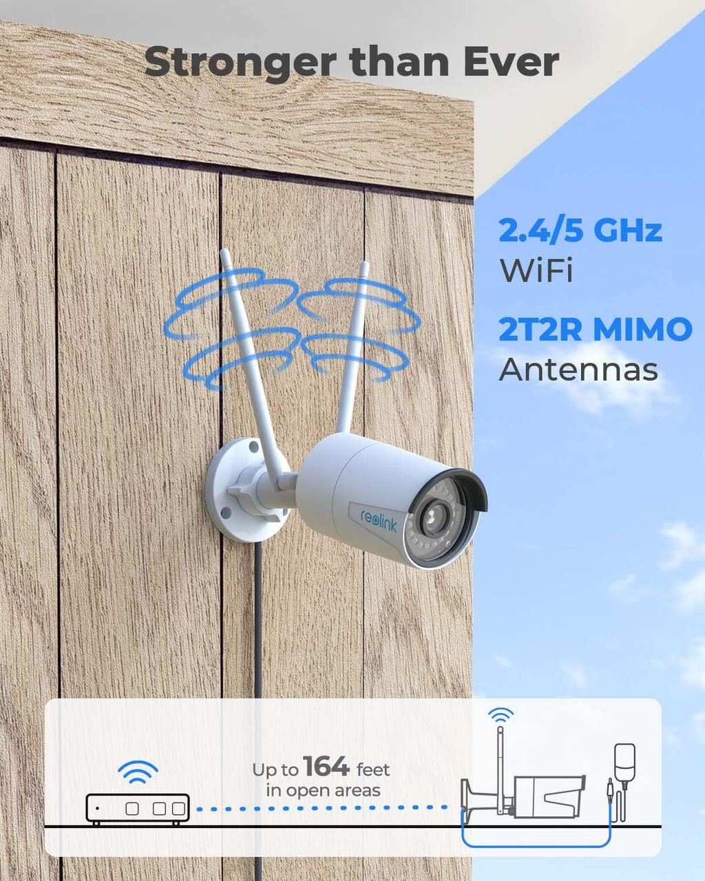 4MP Plug-in WiFi Security Camera Outdoor V347