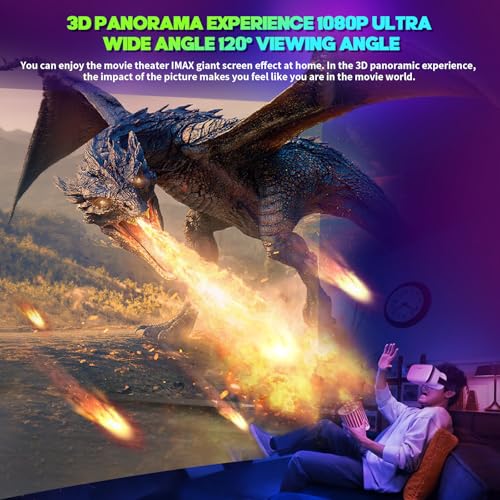 VR Headset with Bluetooth Controller, Aspheric HD Lens, Adjustable Focus & IPD K3354