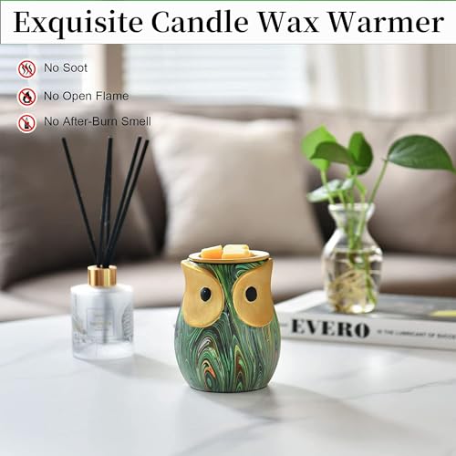 Owl Green Electric Wax Melt Warmer I9577
