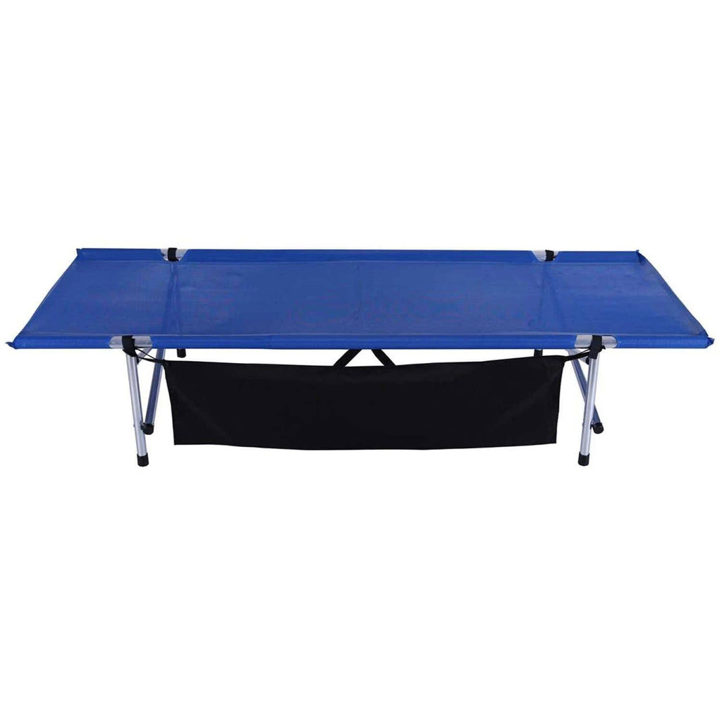 Royal Blue Folding Camp Cot U86012